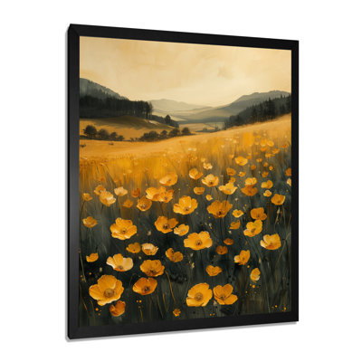 Jaune, vert, bouton d'or, soleil, pré, I - boutons d'or, salon