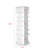 8-tier Rotating Shoe Rack  360° Rotation, Multi-layer Storage, Space-saving, Sturdy, Ideal For Shoe & Accessory Organization