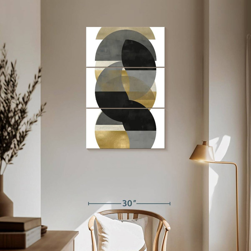 Avery Layered II, 57" H x 36" W