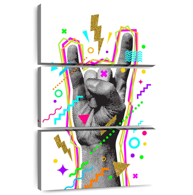 Abarca Rock And Roll Hand, 74" H x 48" W