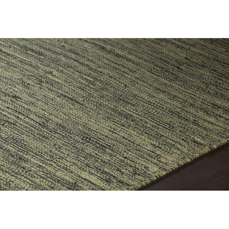 India Handmade Cotton Area Rug, Rectangle 5' x 7'6"