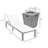 Outdoor Rust-Resistant Metal Chaise Lounge Set with Table-88208030-91358759