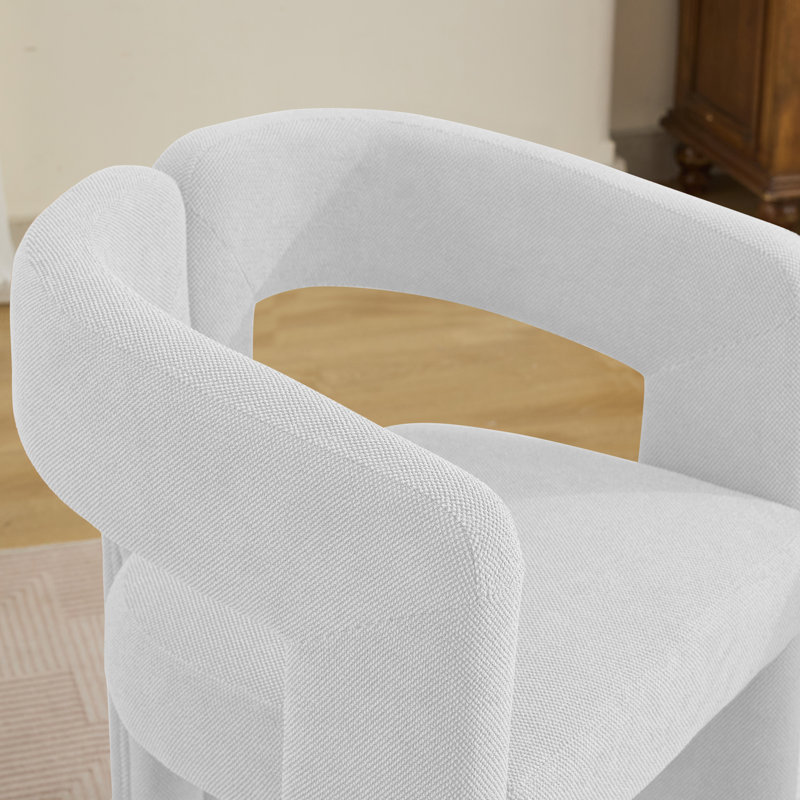 Chaise avec accoudoirs Modern, Gris clair
