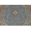 Tapis bleu géométrique 8 x 11 po