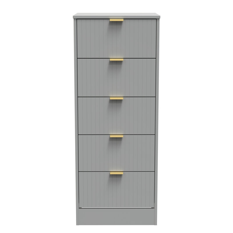 Barriner Bedside Table, Dusk Grey