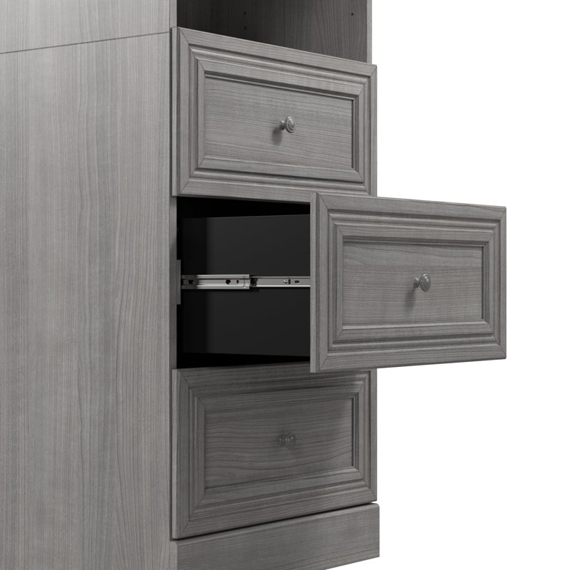 Oneybrook 85'' Closet System, Platinum Gray