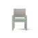 Ehrenfried Powder Coated Aluminum Outdoor Stacking Dining Armchair with Cushion
