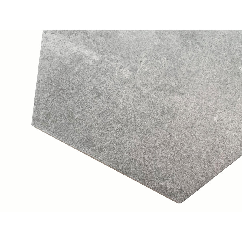 Brooklyn 10.16" x 11.42" Porcelain Wall & Floor Tile, Gray
