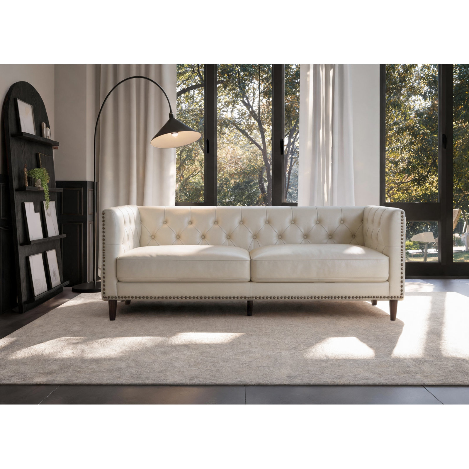 Woodford 84.6'' Upholstered Sofa, Cream