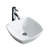 Modern Ceramic Square Vessel Bathroom Sink