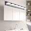 6 - Miroir de salle de bain à DEL noir - pour les salles de bain et les tables de maquillage-1605177710