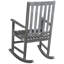 Chaise berçante d'extérieur en bois massif-38811276