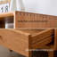 Bibliothèque simple en bois massif avec rangement