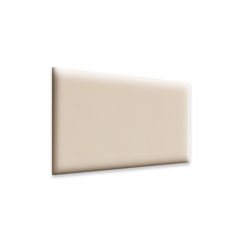 Faux Leather Peel Stick Wall Panels, Beige, 30cm H x 60cm W