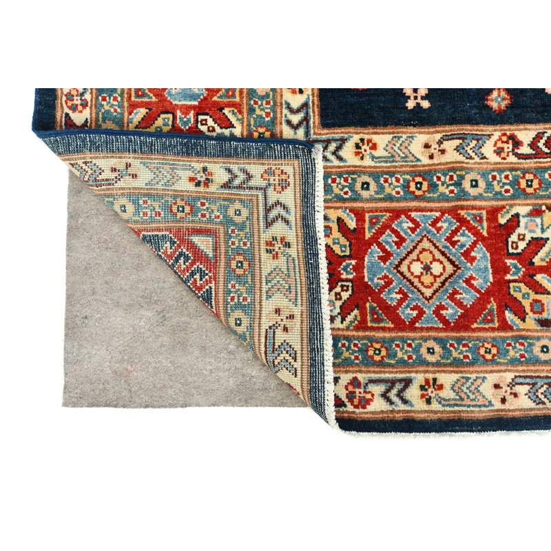 One-of-a-Kind Blue Tribal 8X10 Oriental Area Rug