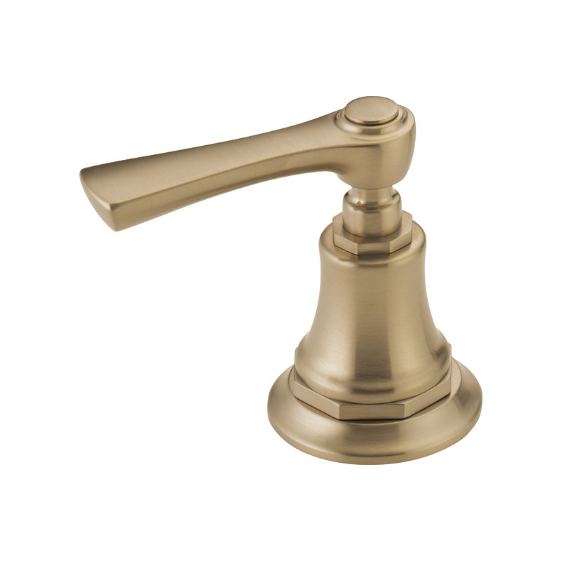 Rook® Widespread Bathroom Faucet with Drain Assembly, 1.2, Lever, Luxe Gold