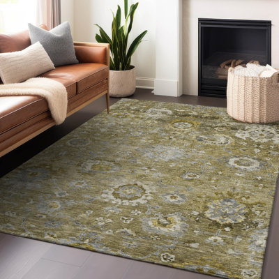 Tapis intérieur / extérieur brun Sofia 