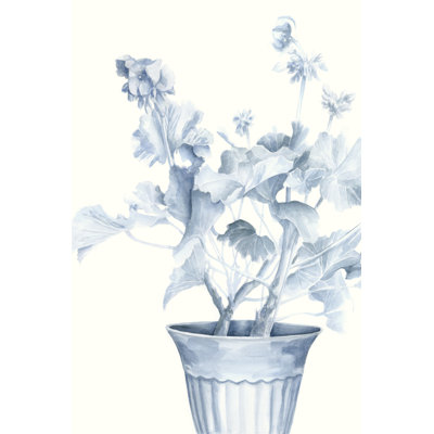 Geranium II by Megan Meagher - Wrapped Canvas Painting
