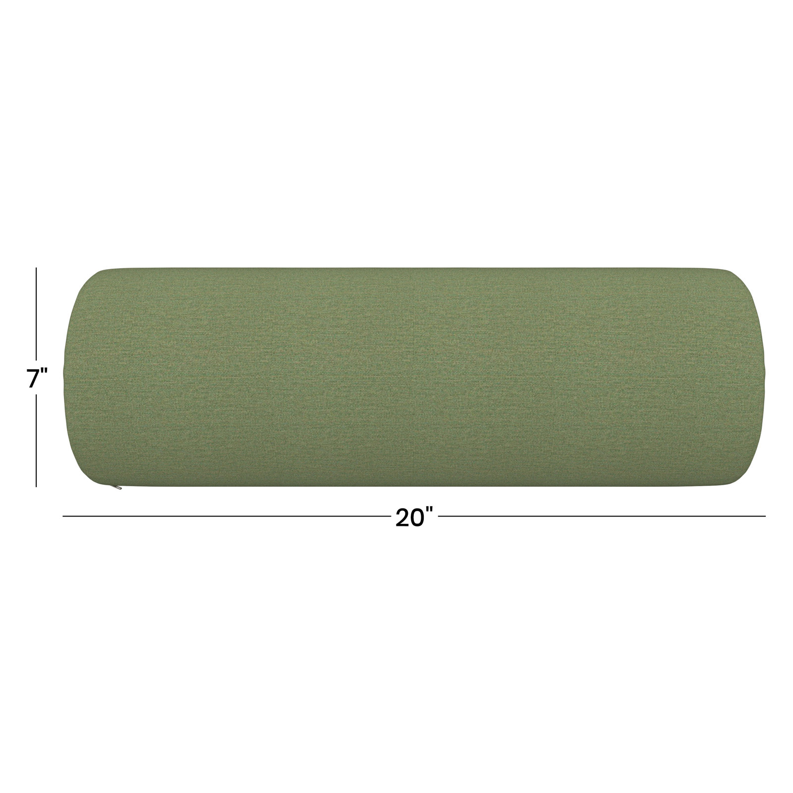 Amala Outdoor/Indoor Bolster Pillow, Green