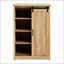 Commode 5 tiroirs avec porte de grange coulissante-425528779
