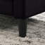 Fauteuil d'appoint 27,5 po en velours noir avec capitonnage-1268560307