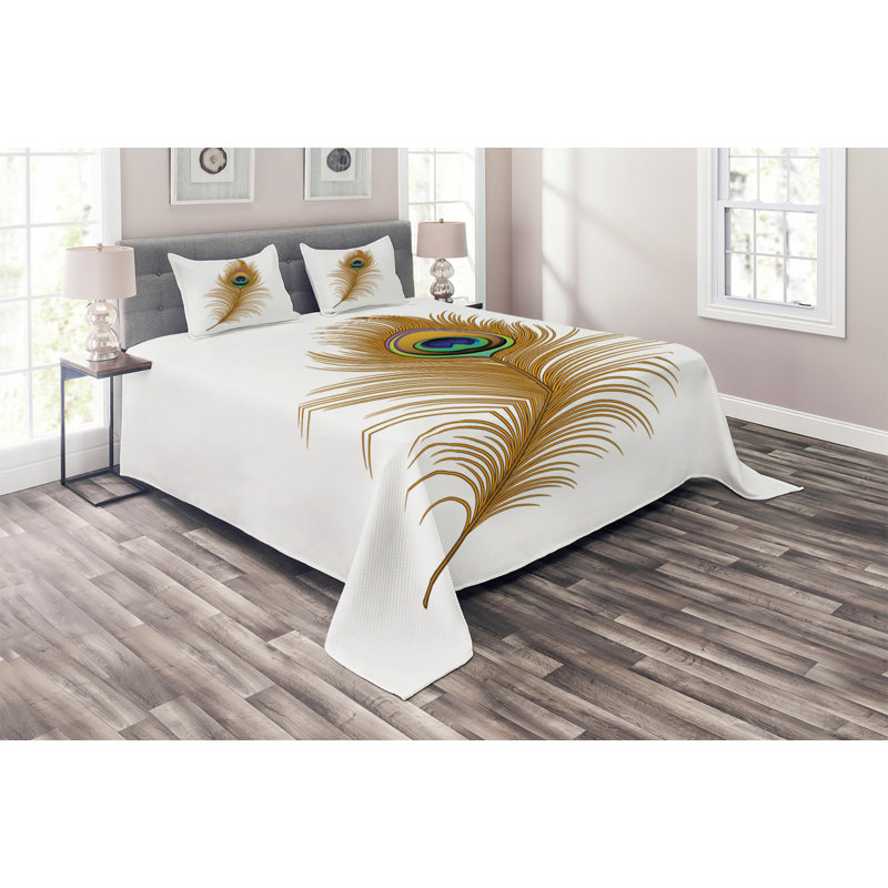 Peacock Eclectic Coverlet