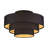 Hollenbeck 4 Light Black Extra Large Semi-Flush
