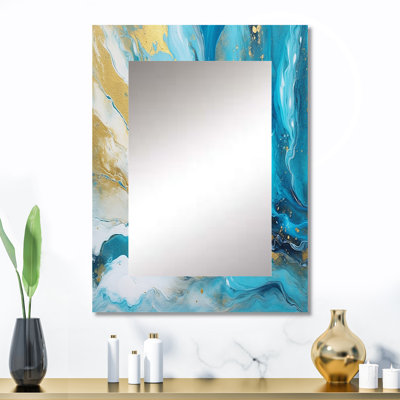 Miroir mural Melissus Turquoise