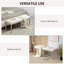 Scoles Polyester Upholstered Bench