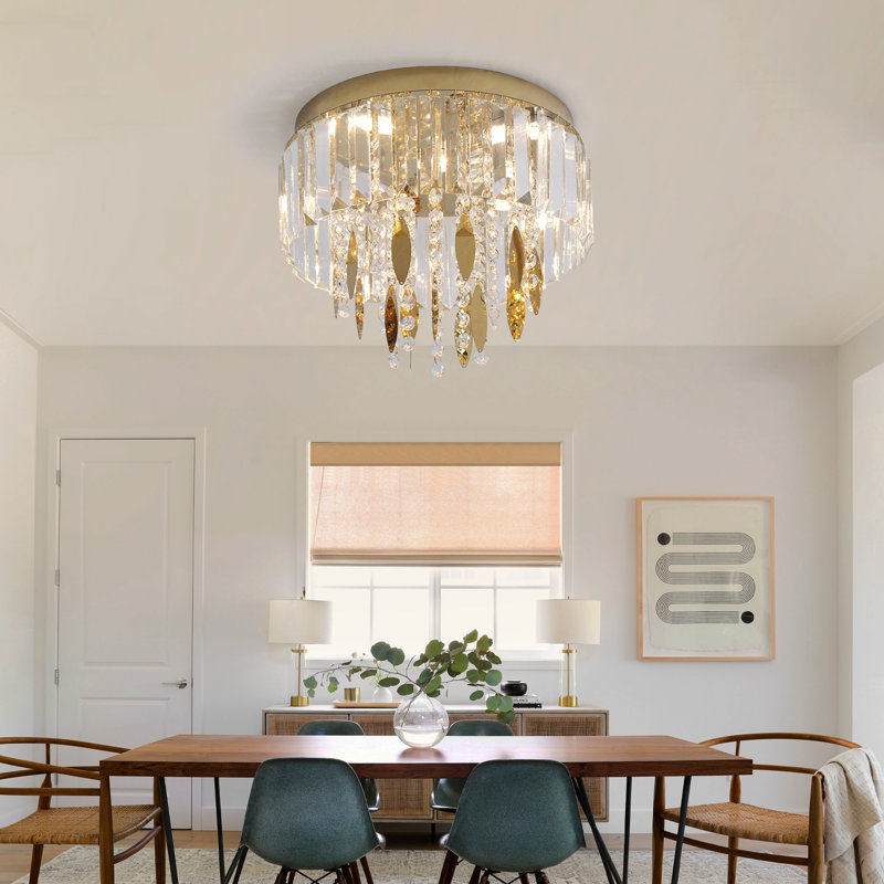 1 - Light Crystal LED Chandelier