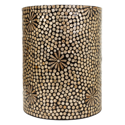 Solid + Manufactured Wood Accent Stool
