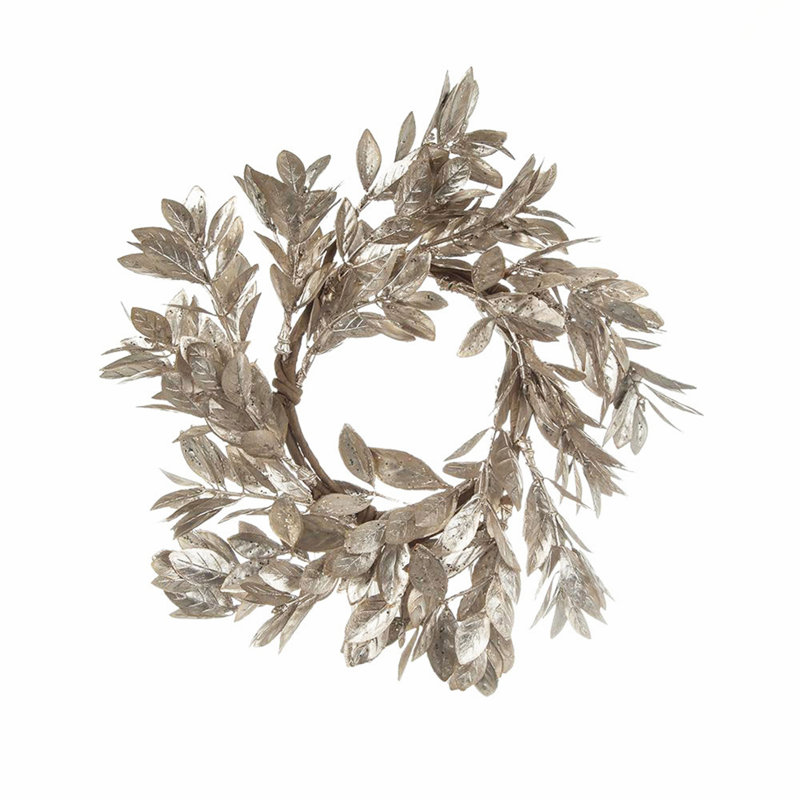 D11.8" Boxwood Candle Ring Set Of 6