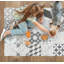 Sadie Vinyl Machine Printed Area Rug-1720428531