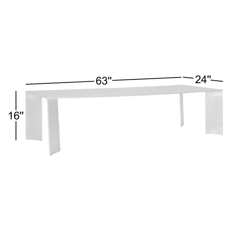 Uttermost Reade Brass Outdoor Coffee Table