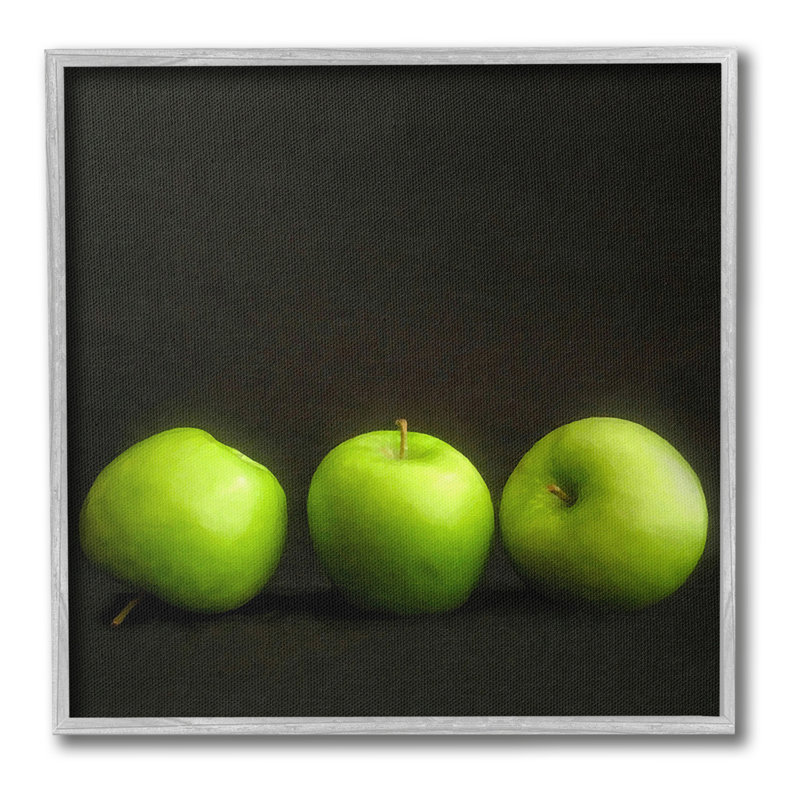 Pomme trio nature morte, estampe numérique par GraffiTee Studios, Estampe numérique Farmhouse, H 12 po x l 12 po