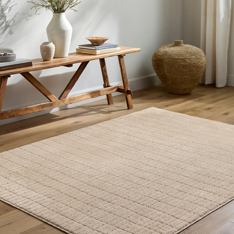 Blannie Geometric Machine Tufted Area Rug, Rectangle 200 x 275 cm