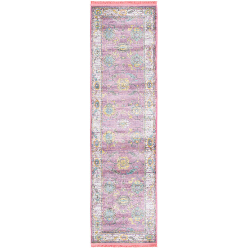 Ikat Indoor Rug, Runner 2'2" x 8'