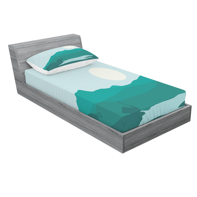 Ensemble de draps en autruche, Ensemble de draps pour lit simple TG avec drap-hou