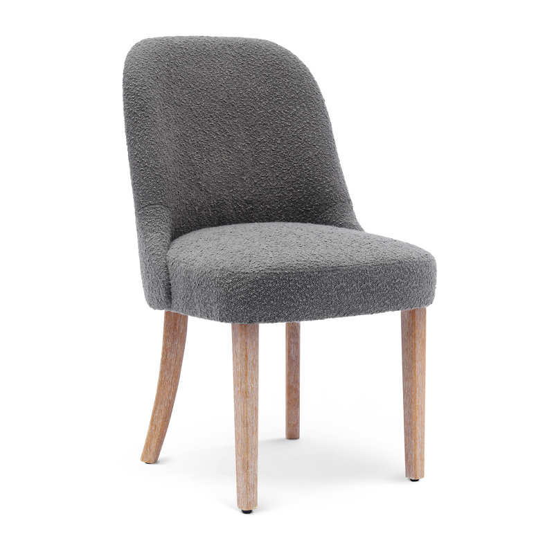 19.5'' H Upholstered Side Chair, Gray, 1