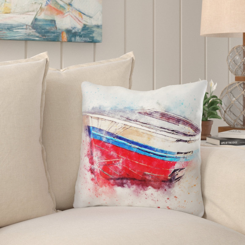 Coussin bateau Perri, Intérieur, Microsuède