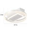 Ventilateur de plafond sans lame à DEL T20 avec télécommande - Plafonnier encastré moderne avec circulation d'air et luminosité réglable