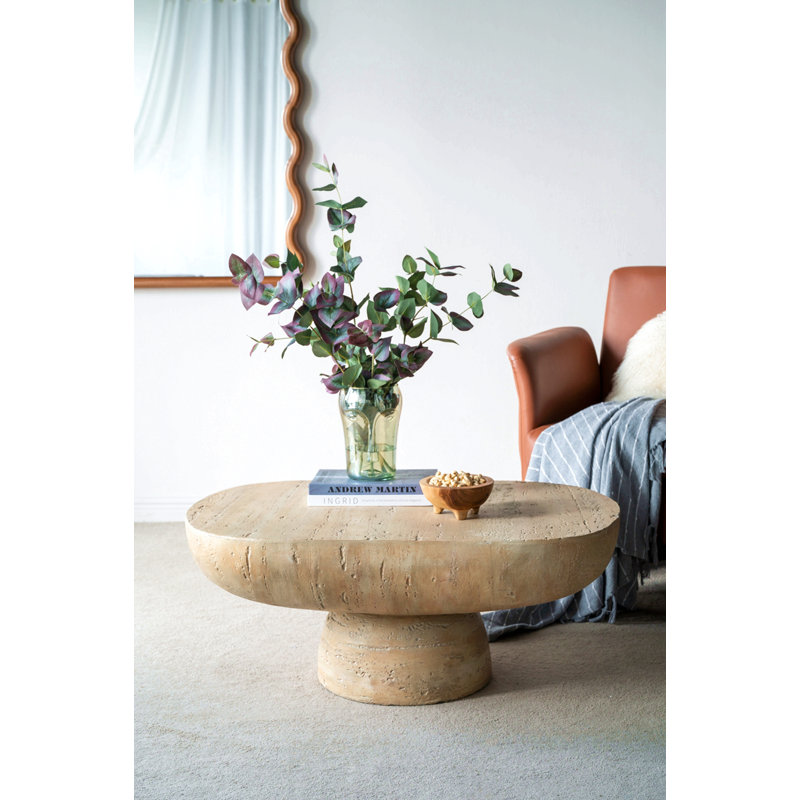 Table basse ovale 36 x 24 x 15 po