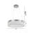 1 - Light LED Chrome Chandelier with Crystal Accents-605410640-605410653