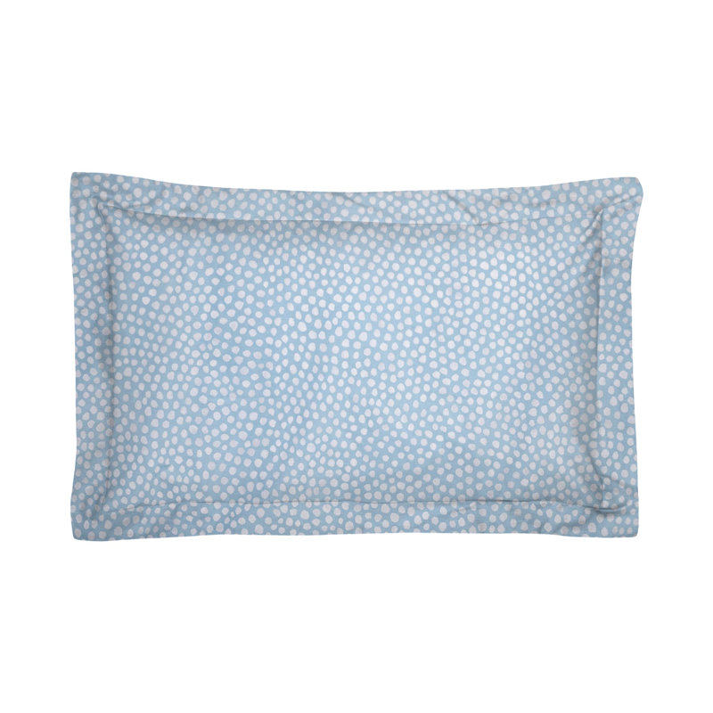100% Cotton - Set of 2, Blue, Polka Dots