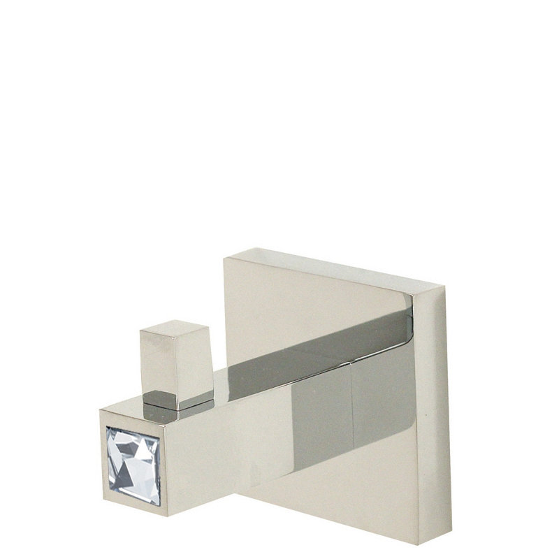 Single Robe Hook, Polished Chrome