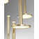 5 - Light Gold LED Geometric Pendant