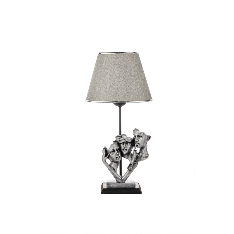 Lampe de table, Gris clair
