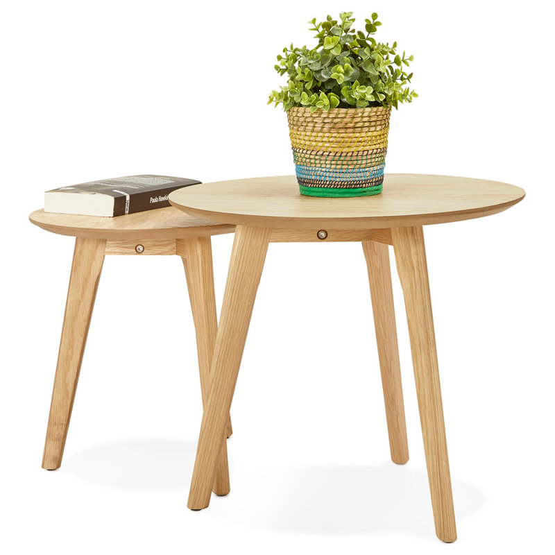 Dickinson Nesting Tables, Beige
