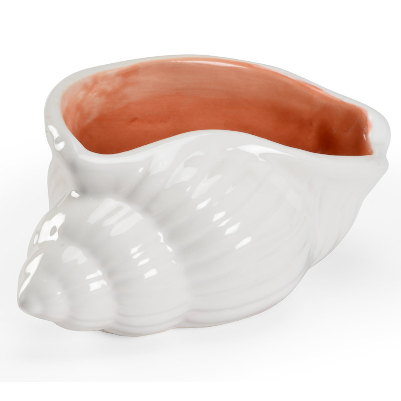 Marco Ceramic Decorative Bowl, 3.75" H x 9.5" W x 4.5" D