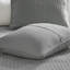 Ensemble de courtepointe 2 pièces gris simple-121790308-121790309